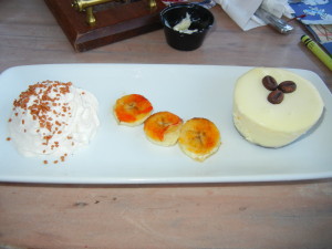 Dessert at Rose and Crown