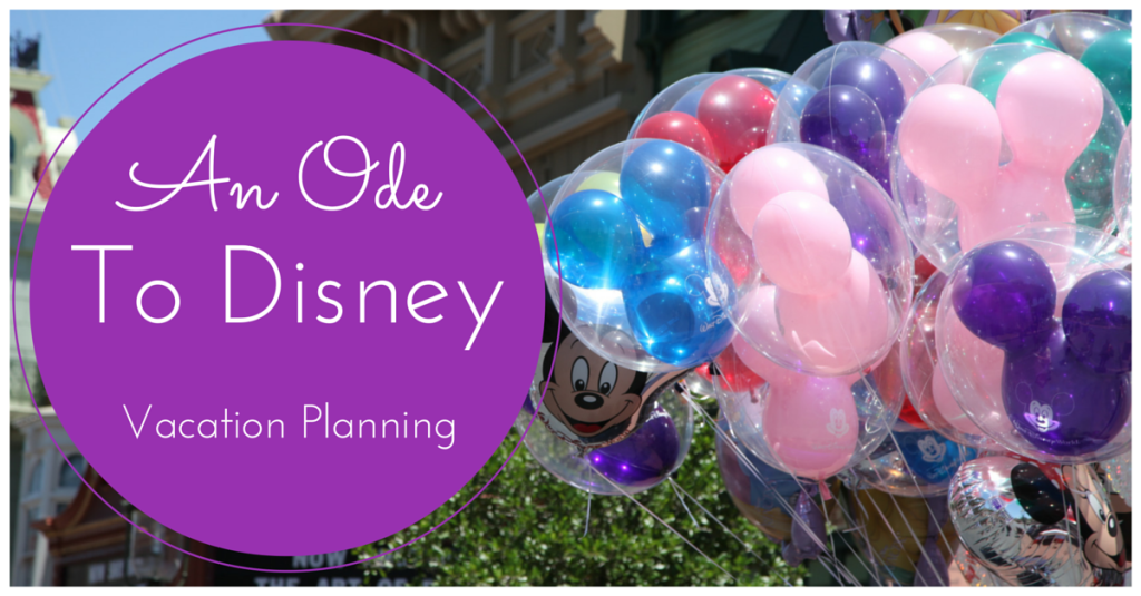 Disney vacation planning poem